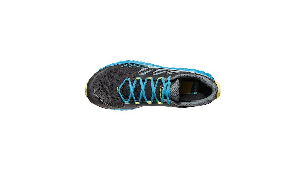 La Sportiva Lycan Mountain Running Shoe - Men's, Black/Tropic Blue, 44 Euro, 36K-999614-44