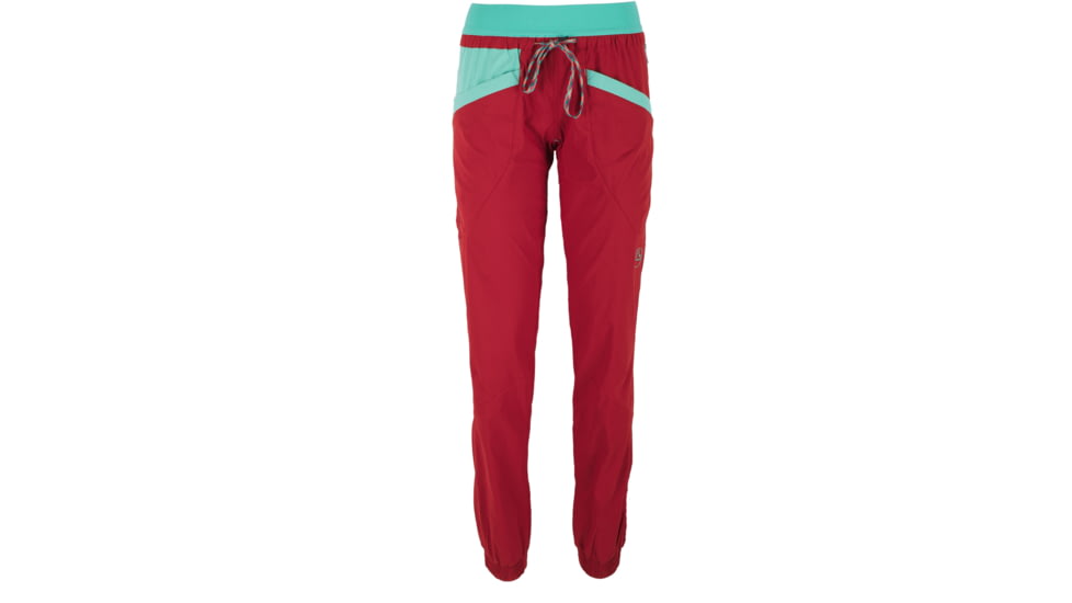 La Sportiva Mantra Pant - Women's, Extra Small, 30in Inseam, Berry/Mint, I60-303609-XS