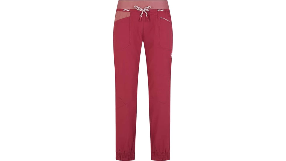 La Sportiva Mantra Pant - Women's, Large, 31in Inseam, Red Plum/Blush, O62-502405-L