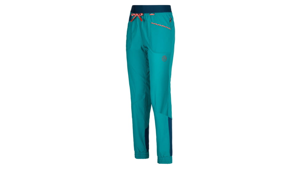 La Sportiva Mantra Pant - Womens, Lagoon/Storm Blue, Small, O62-638639-S