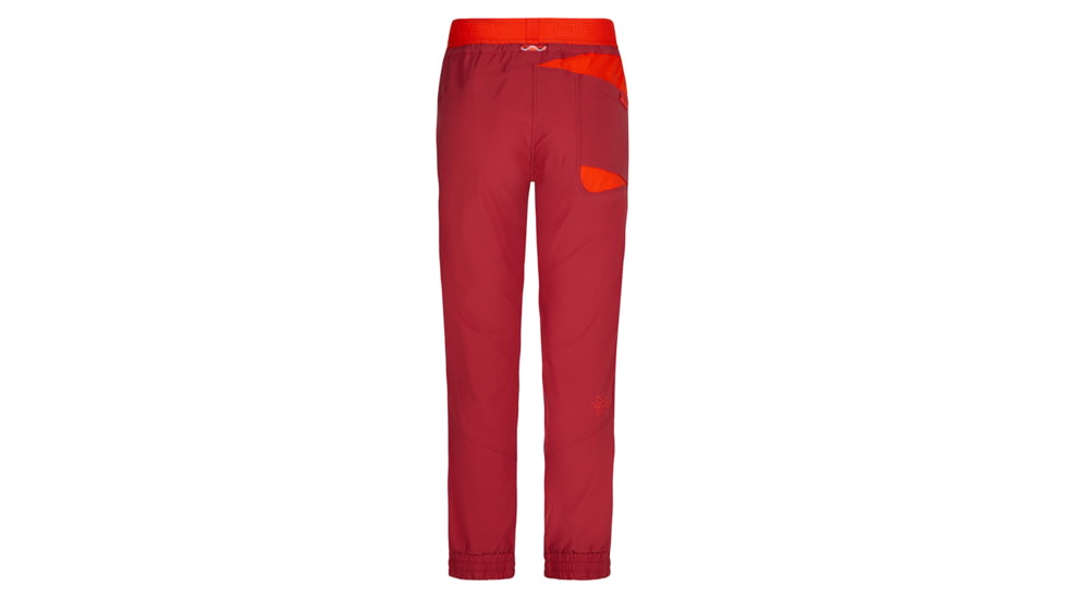 La Sportiva Mantra Pant - Womens, Velvet/Cherry Tomato, Small, O62-323322-S