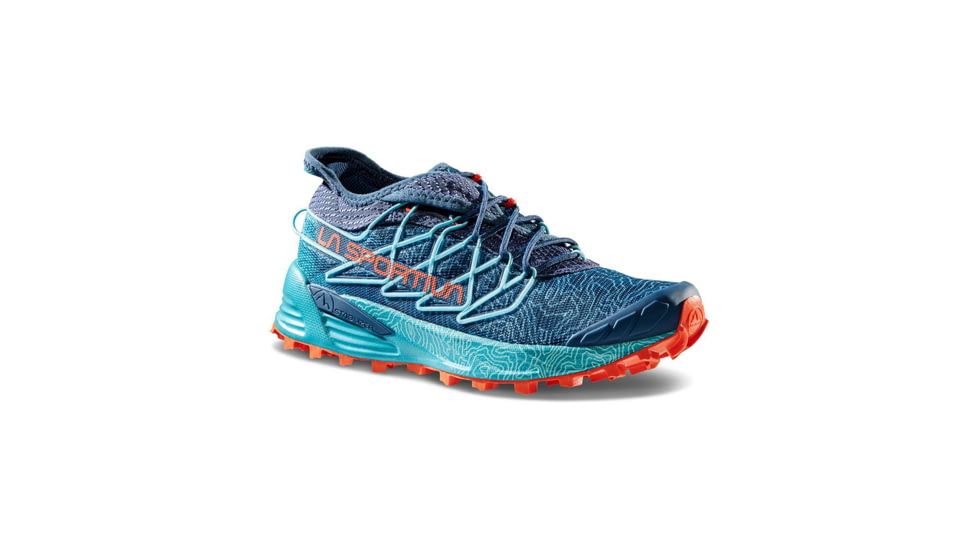 La Sportiva Mutant Running Shoes - Womens, Storm Blue/Cherry Tomato, 41, 56G-639322-41