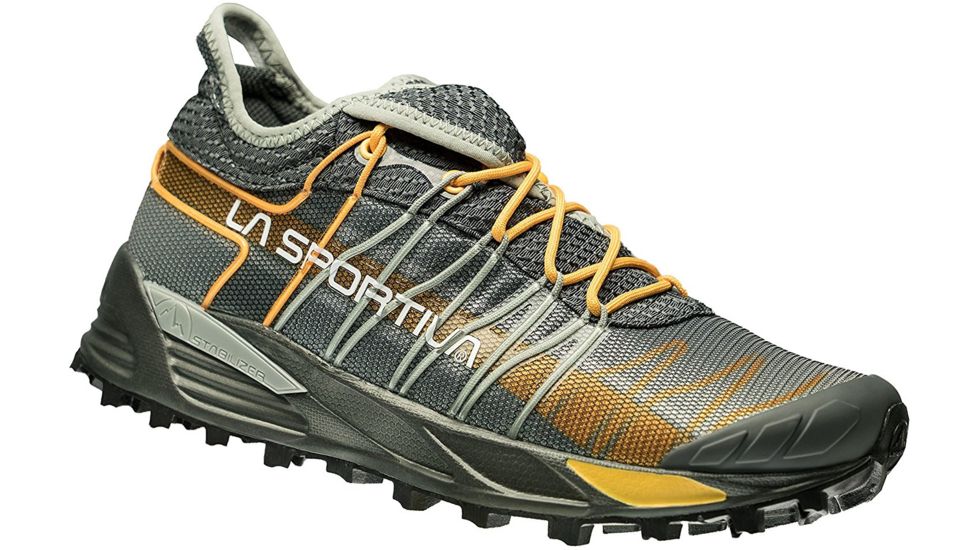 La Sportiva Mutant Trail Running Shoe - Women's-Grey/Papaya-Medium-36
