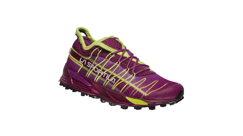 La Sportiva Mutant Trail Running Shoe - Womens, Plum/Apple Green, 38, 26X-501705-38