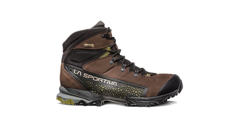 La Sportiva Nucleo High GTX Hiking Shoes - Mens, Chocolateavocado, 43, 14U-805707-43