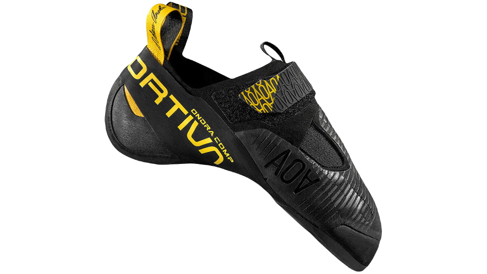 La Sportiva Ondra Comp Climbing Shoes - Mens, Black/Yellow, 37.5, 40S-999100-37.5