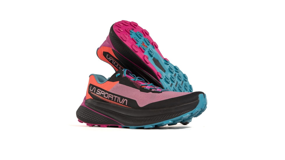La Sportiva Prodigio Running Shoes - Womens, Rose/Springtime, 42, 56R-412411-42