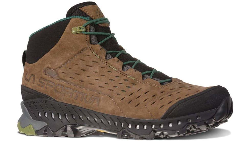 La Sportiva Pyramid GTX Backpacking Shoes - Mens, Mocha/Forest, 44 EU, 24H-807711-44