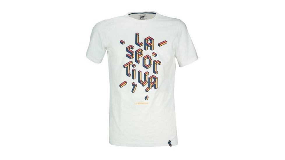 La Sportiva Rubik T-Shirt - Men's, White, Small H40-WH-S