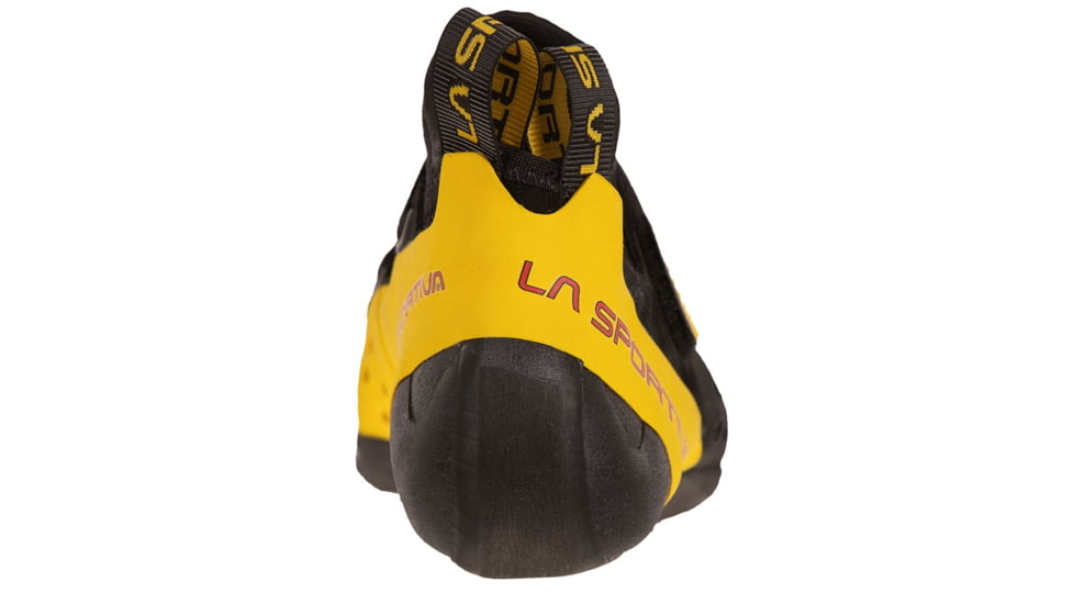 La Sportiva Solution Comp Climbing Shoes - Mens, Black/Yellow, 35.5, ZFCS018-K00Y00-35.5