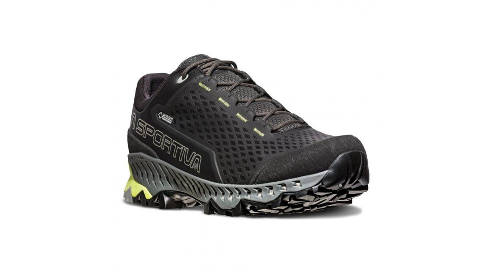 La Sportiva Spire GTX Hiking/Backpacking Boots - Mens, Carbon/Apple Green, 45.5, 24B-900705-45.5
