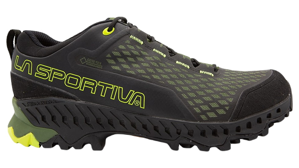 La Sportiva Spire GTX Hiking Shoes - Mens, Black/Neon, 45.5, ZFHS094-K00E20-45.5