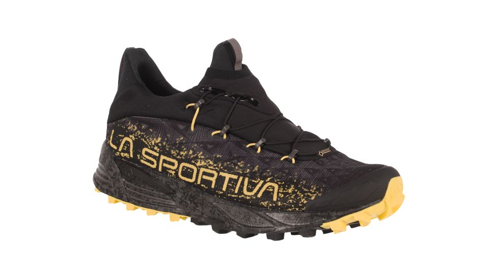 La Sportiva Tempesta GTX Trail Running Shoe - Men's-Black/Butter-Medium-8