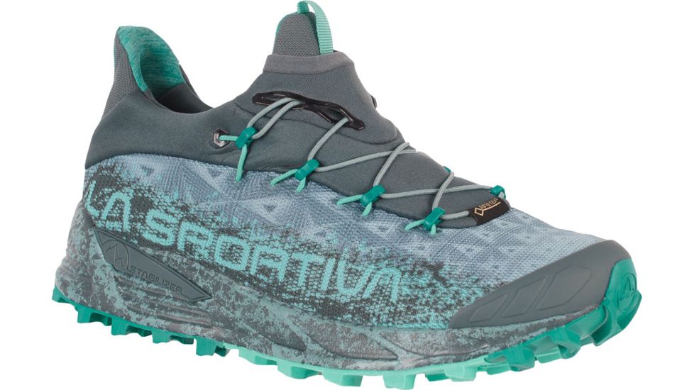 La Sportiva Tempesta GTX Trail Running Shoe - Women's-Stone Blue/Mint-Medium-10