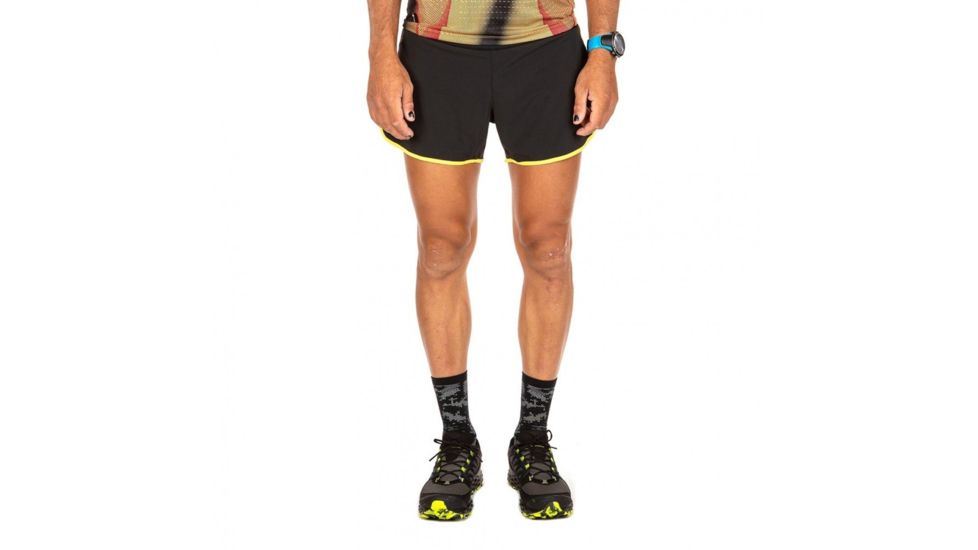 La Sportiva Tempo Short - Men's, Black/Yellow, Extra Large, J90-999100-XL