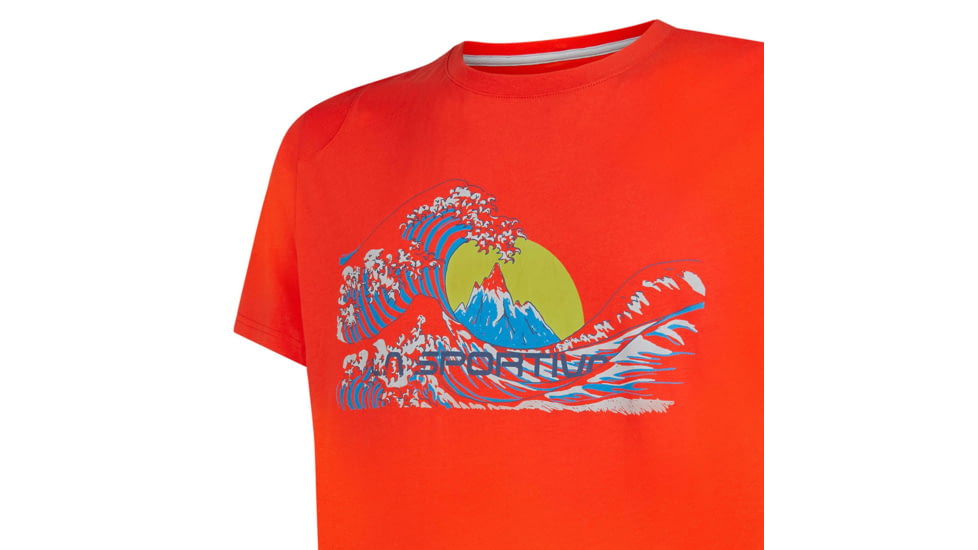La Sportiva Tokyo T-Shirt - Mens, Poppy, Medium, N24-311311-M