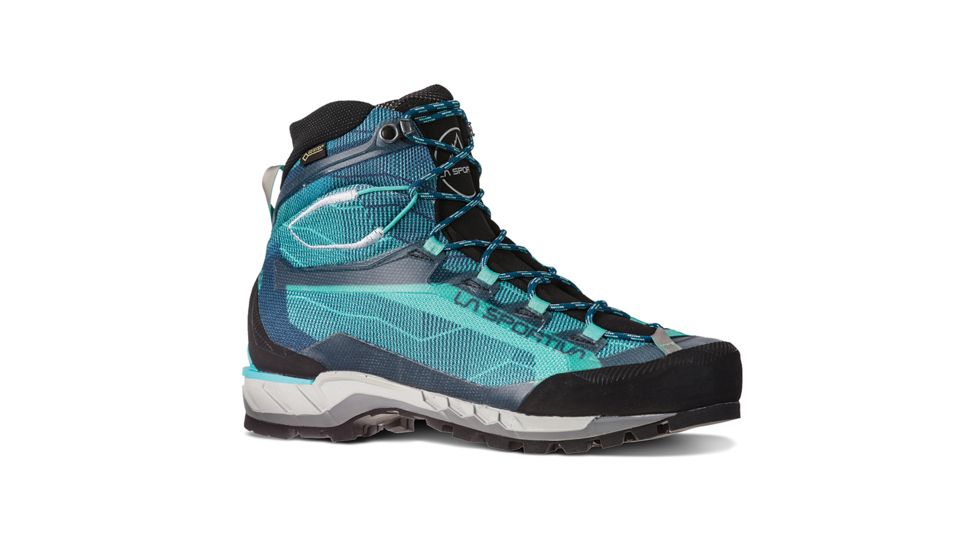 La Sportiva Trango Tech GTX Mountaineering Boots - Womens, Aqua/Opal, 37.5, 21H-615618-37.5