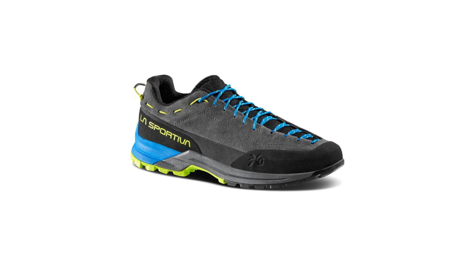 La Sportiva TX Guide Leather Approach Shoes - Mens, Carbon/Lime Punch, 41, 27S-900729-41
