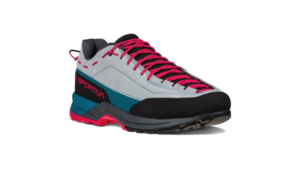 La Sportiva TX Guide Leather Approach Shoes - Womens, Cloud/Love Potion, 38.5, Medium, 27T-907406-38.5
