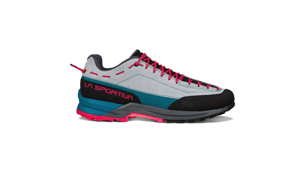 La Sportiva TX Guide Leather Approach Shoes - Womens, Cloud/Love Potion, 38.5, Medium, 27T-907406-38.5
