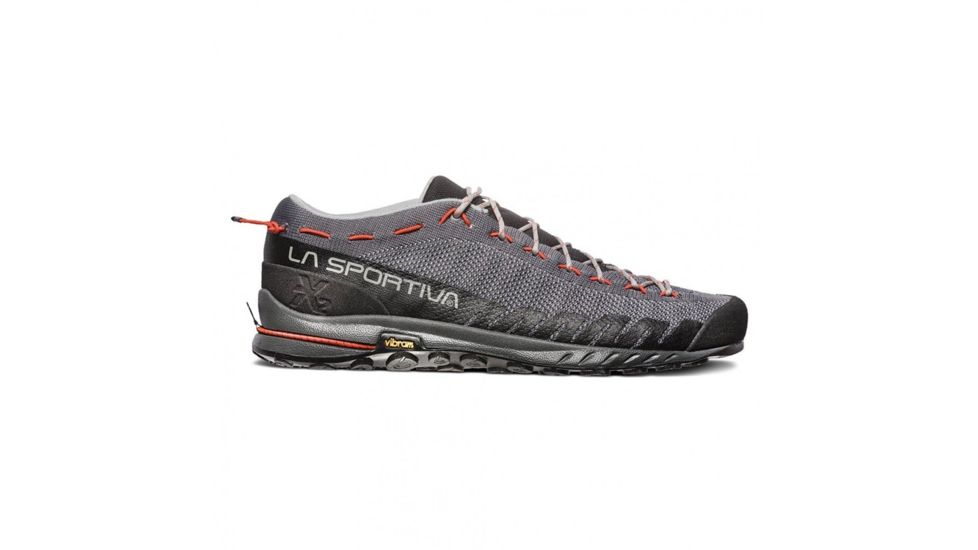 La Sportiva TX2 Approach Shoes - Mens, Carbon/Tangerine, 47, 17Y-900202-47
