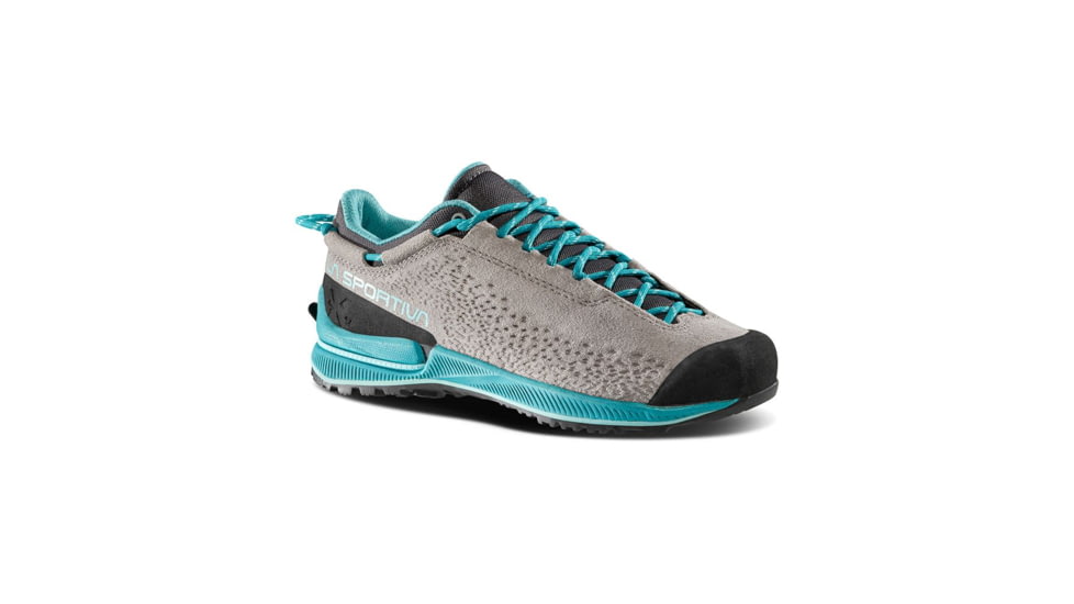 La Sportiva TX2 Evo Leather Approach Shoes - Womens, Moon/Lagoon, 37, 27Y-913638-37