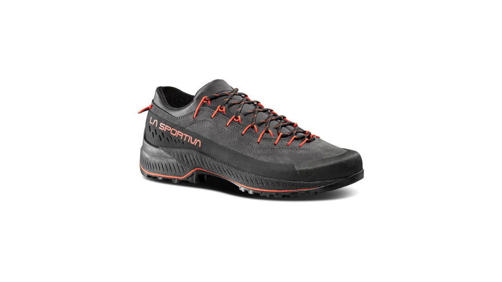 La Sportiva TX4 Evo Hiking Shoes - Mens, Carbon/Cherry Tomato, 42.5, 37B-900322-42.5