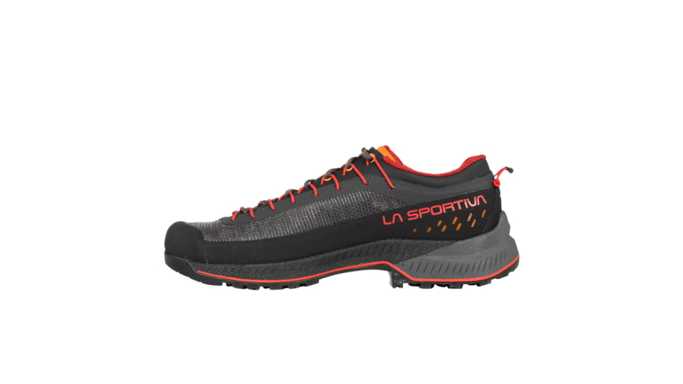 La Sportiva TX4 EVO ST Approach Shoes - Mens, Carbon/Mountain Red, 46.5, ZFAS049-G00R24-46.5