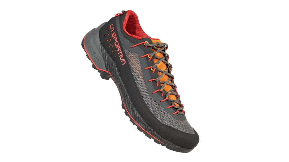 La Sportiva TX4 EVO ST Approach Shoes - Mens, Carbon/Mountain Red, 46.5, ZFAS049-G00R24-46.5
