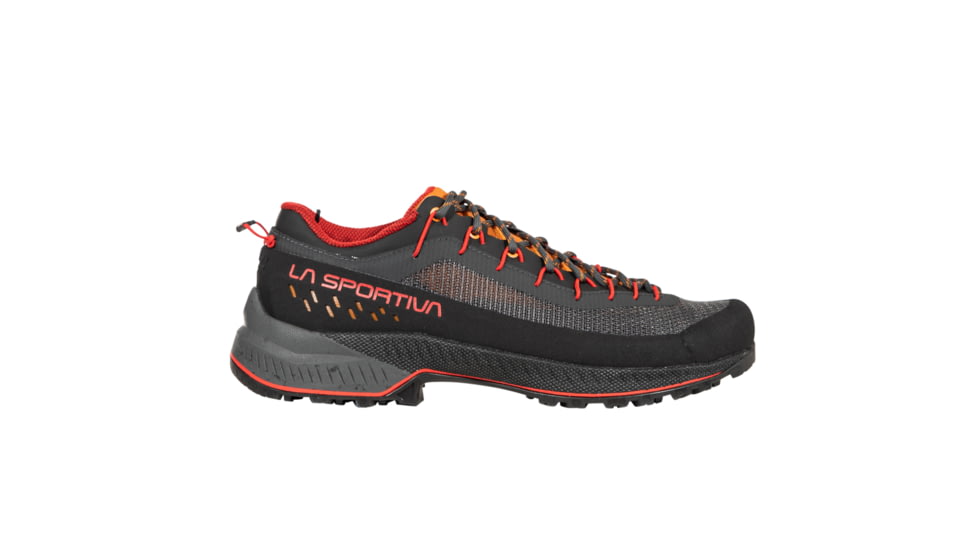 La Sportiva TX4 EVO ST Approach Shoes - Mens, Carbon/Mountain Red, 46.5, ZFAS049-G00R24-46.5