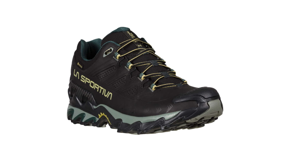 La Sportiva Ultra Raptor II Leather GTX Hiking Shoes - Mens, Black/Cedar, 48, 34F-999811-48