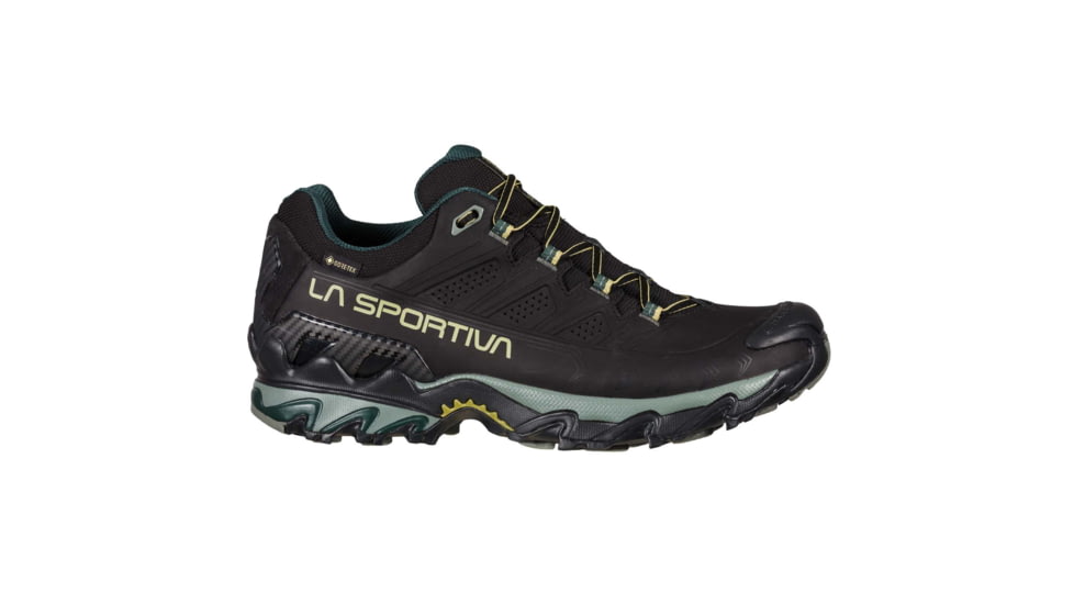 La Sportiva Ultra Raptor II Leather GTX Hiking Shoes - Mens, Black/Cedar, 48, 34F-999811-48
