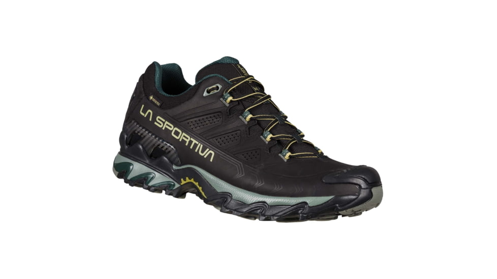 La Sportiva Ultra Raptor II Leather GTX Hiking Shoes - Mens, Black/Cedar, 48, 34F-999811-48