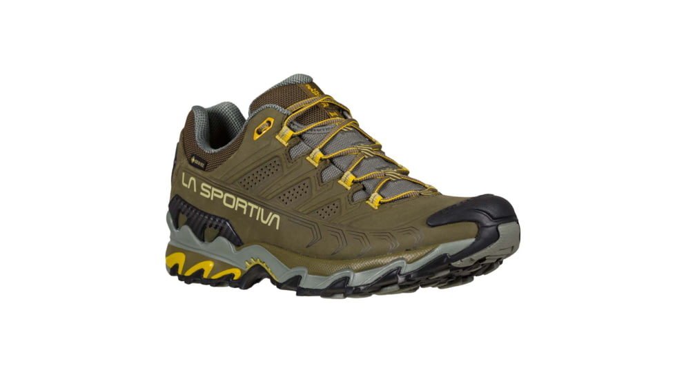 La Sportiva Ultra Raptor II Leather GTX Hiking Shoes - Mens, Ivy/Cedar, 43, 34F-810811-43