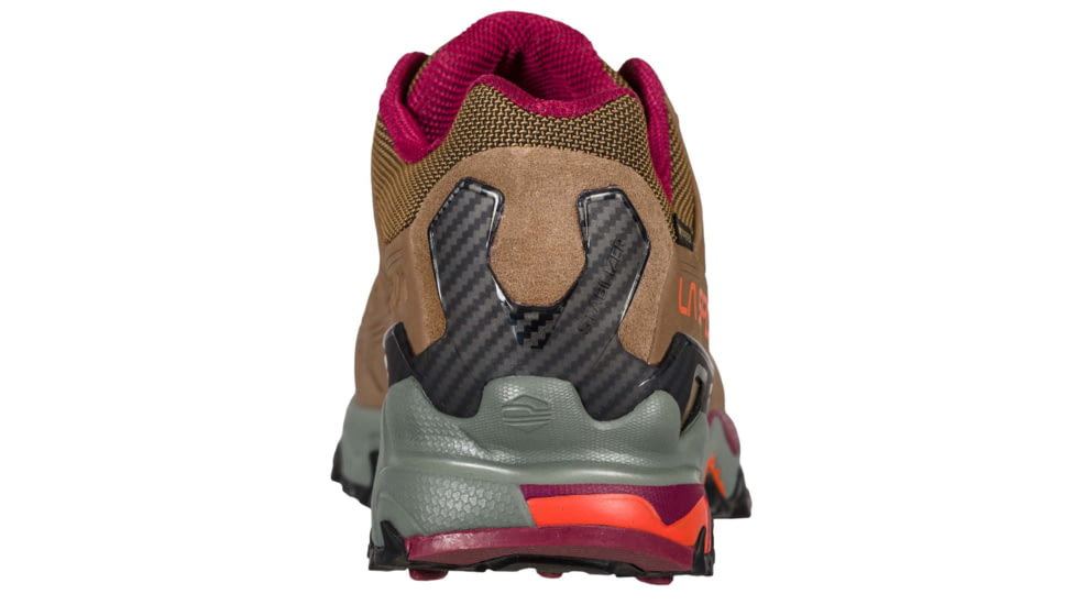 La Sportiva Ultra Raptor II Leather GTX Hiking Shoes - Womens, Taupe/Red Plum, 41.5, 34H-801502-41.5
