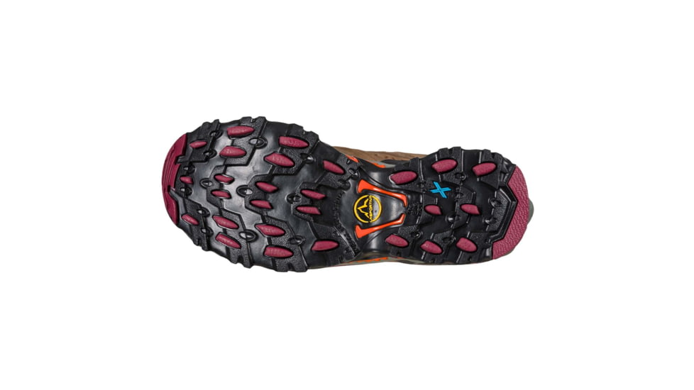 La Sportiva Ultra Raptor II Leather GTX Hiking Shoes - Womens, Taupe/Red Plum, 41.5, 34H-801502-41.5