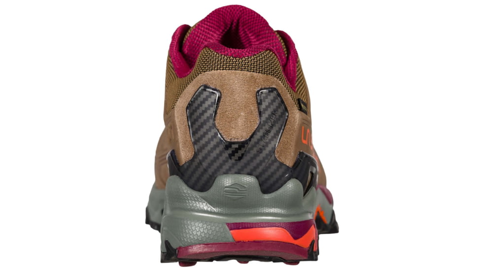 La Sportiva Ultra Raptor II Leather GTX Hiking Shoes - Womens, Taupe/Red Plum W, 37, 34I-801502W-37