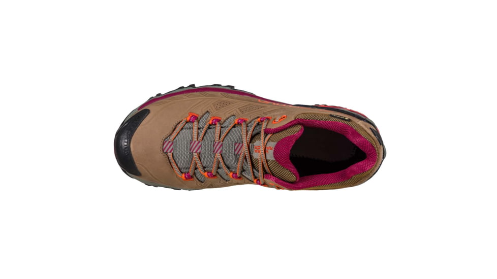 La Sportiva Ultra Raptor II Leather GTX Hiking Shoes - Womens, Taupe/Red Plum W, 37, 34I-801502W-37