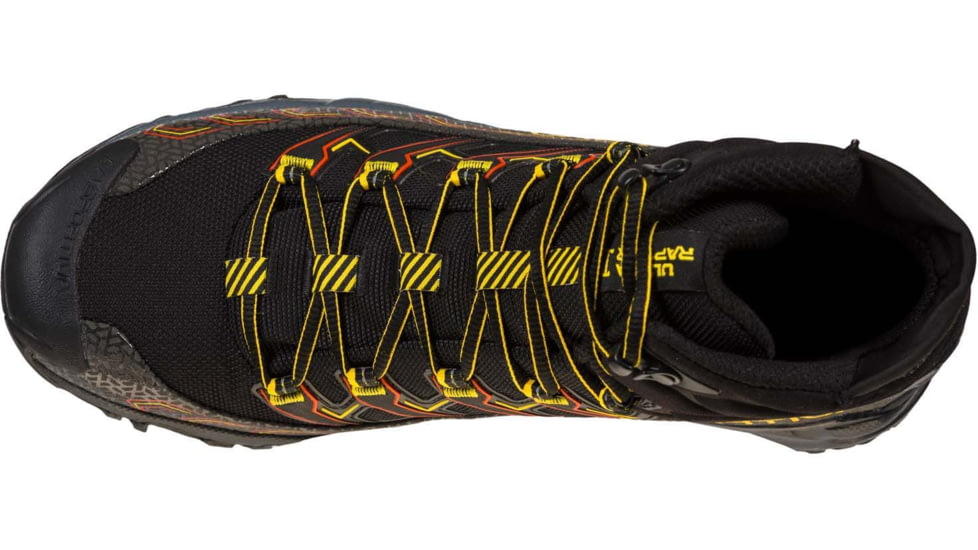 La Sportiva Ultra Raptor II Mid GTX Hiking Shoes - Mens, Black/Yellow, 44.5, 34B-999100-44.5