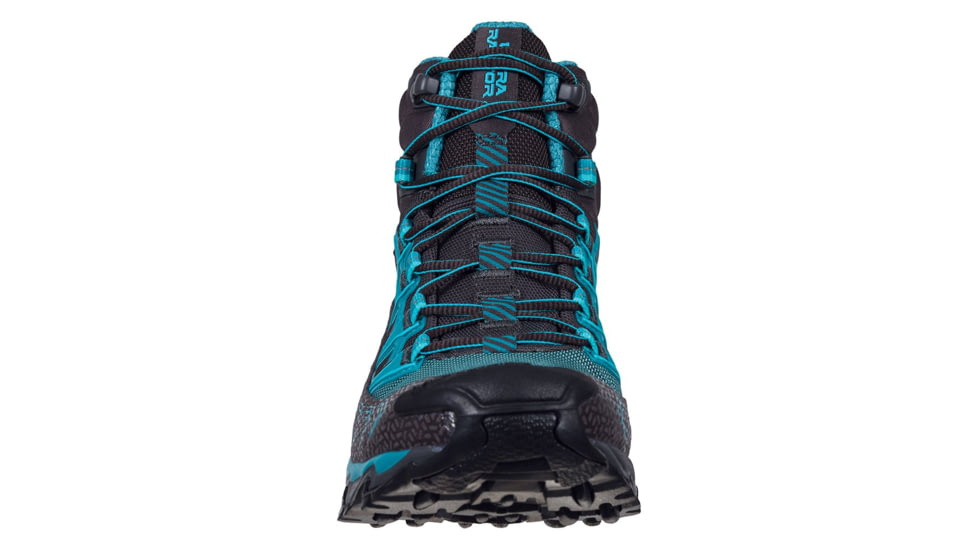 La Sportiva Ultra Raptor II Mid GTX Hiking Shoes - Womens, Carbon/Topaz, 38, Medium, 34D-900624-38