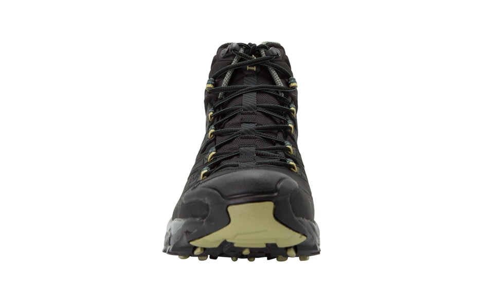 La Sportiva Ultra Raptor II Mid Leather GTX Hiking Shoes - Mens, Black/Cedar, 41, ZFHS096-K00N11-41