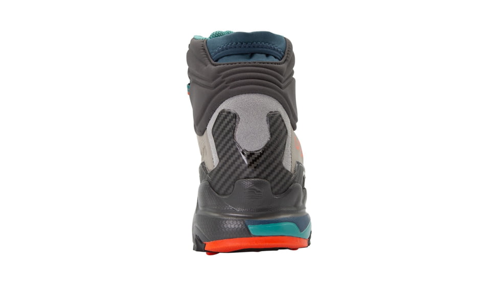 La Sportiva Ultra Raptor II Mid Leather GTX Hiking Shoes - Womens, Grey/Cherry Tomato, 38.5, ZFHS097-G01R22-38.5
