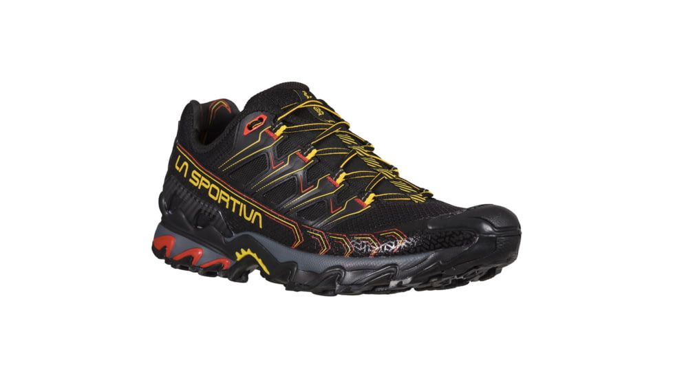 La Sportiva Ultra Raptor II Running Shoes - Mens, Black/Yellow, 46, 46M-999100-46