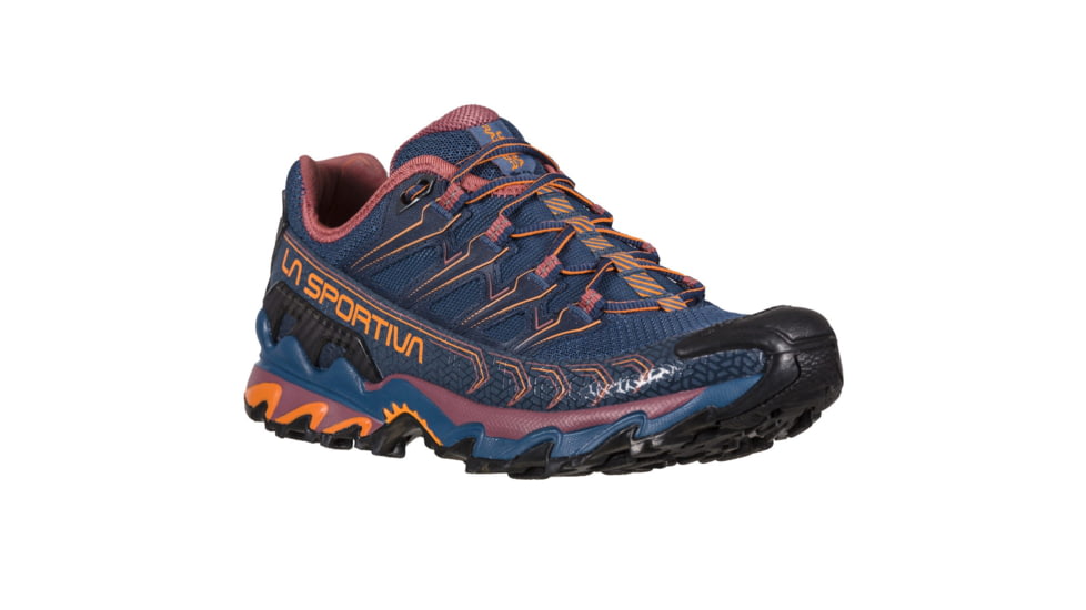 La Sportiva Ultra Raptor II Running Shoes - Womens, Denim/Rouge, 40, 46O-628407-40