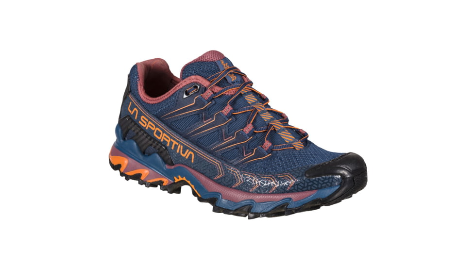 La Sportiva Ultra Raptor II Running Shoes - Womens, Denim/Rouge, 40, 46O-628407-40