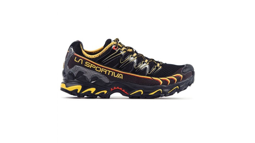 La Sportiva Ultra Raptor Trail Running Shoe - Mens, Black/Yellow, 38, 16U-BY-38
