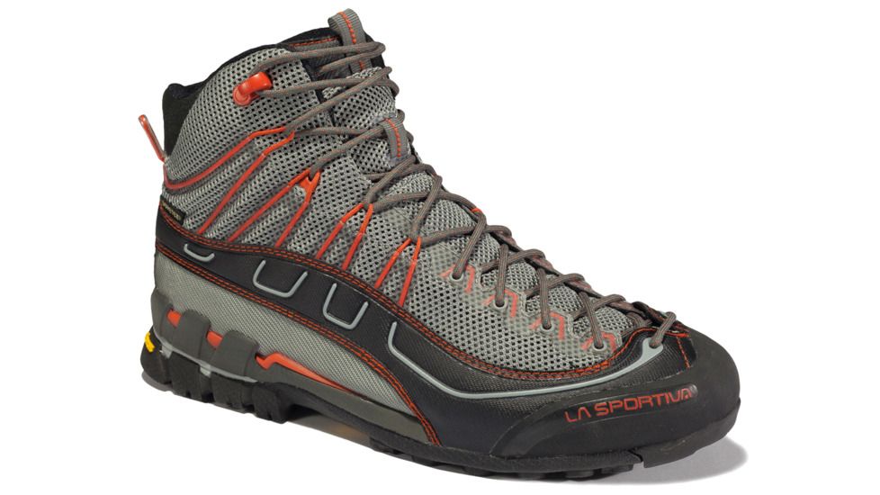 La Sportiva Xplorer Mid GTX Hiking Boot - Men's-40.5-Grey/Red