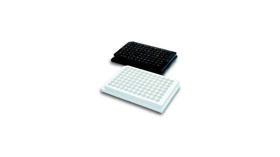Labnet Krystal 2000 Plate, 96 X 350 µl, Black, W/lid, Tissue Culture Treated, Indiv. Wrapped, Pk 100 P9815