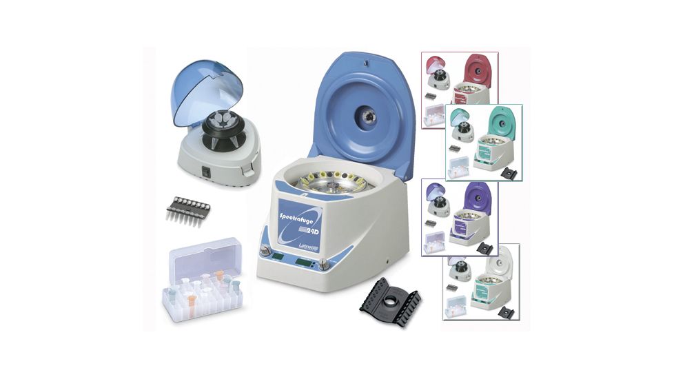 Labnet Spectrafuge 24d Microcentrifuge Starter Pack, Purple C2400-SP-P