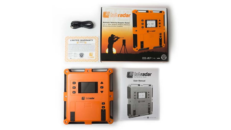 Labradar Doppler Chronograph, Orange, 11.5x10.5x2.5'', 001